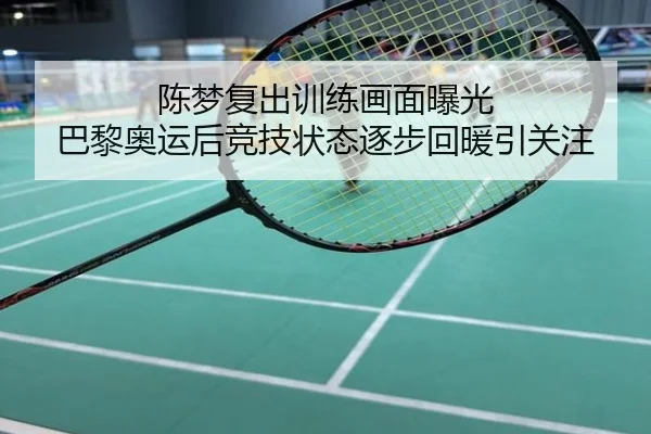 陈梦复出训练画面曝光 巴黎奥运后竞技状态逐步回暖引关注